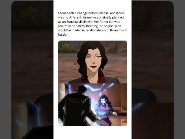 Asami Was Supposed To Be A Villain