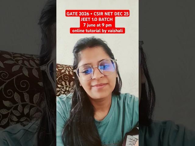 BSc & MSc Students Must WatchGATE 2026 & CSIR NET Dec 2025 Preparation Strategy