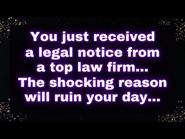  You Got a Legal Notice from a Top Firm! The Shocking Reason Could Ruin Your Day! ️