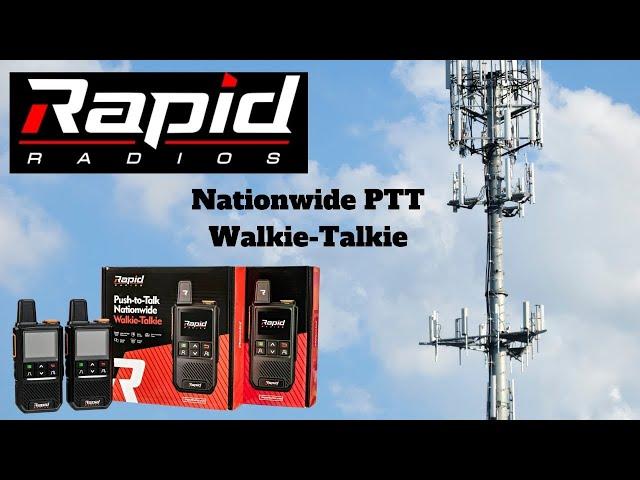 RAPID RADIOS Push To Talk Nationwide Walkie-Talkies - Review