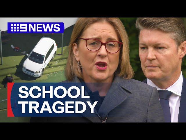 Victorian Premier on fatal school crash in Hawthorn East | 9 News Australia