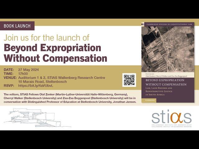 2024 STIAS Book Launch: Beyond Expropriation Without Compensation