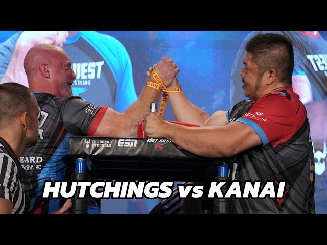 Todd Hutchings vs Yoshinobu Kanai - East vs West15 Right Arm 105kg Category