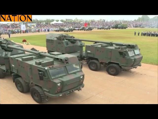 Kenyan Military show their might at the Madaraka Day Fete at Uhuru Gardens.