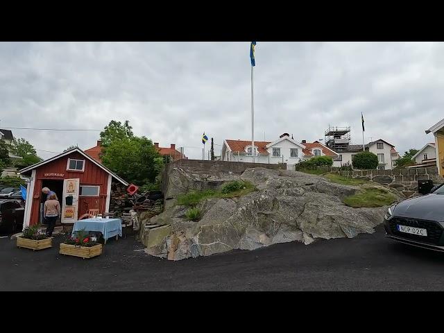 Gothenburg Walk around Långedrag looks at what it looks like by the sea and houses (4k)