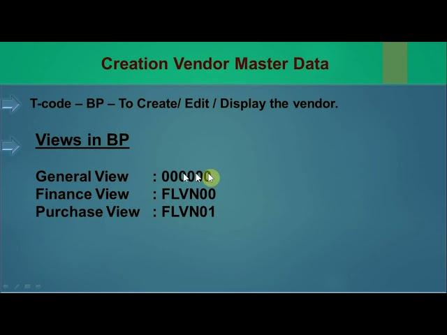 04.2) Business Partner (BP) - Vendor Creation in S4 HANA- SAP MM. #sap #sapmm #sapmmtraining