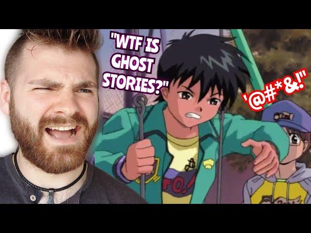 WTF IS THIS ANIME??!! | GHOST STORIES DUB FUNNY MOMENTS | FIRST TIME REACTION!