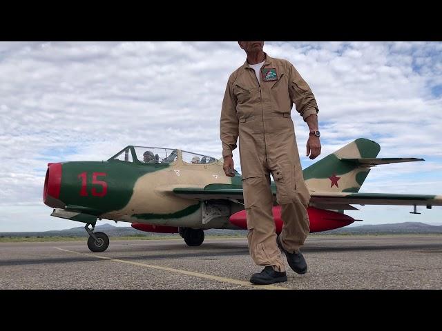 MiG 15 Engine Start, Jet Warbird Training Center, Santa Fe NM