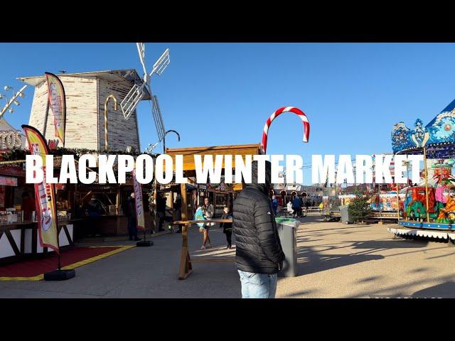 BLACKPOOL WINTER MARKET AT DAYTIME