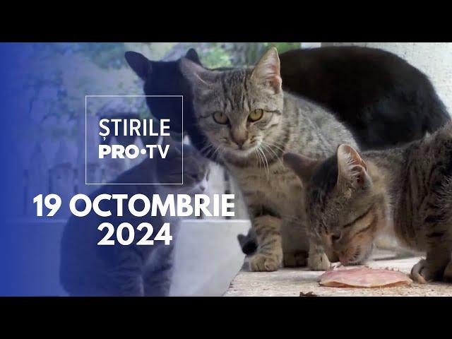 Știrile PRO TV - 19 Octombrie 2024