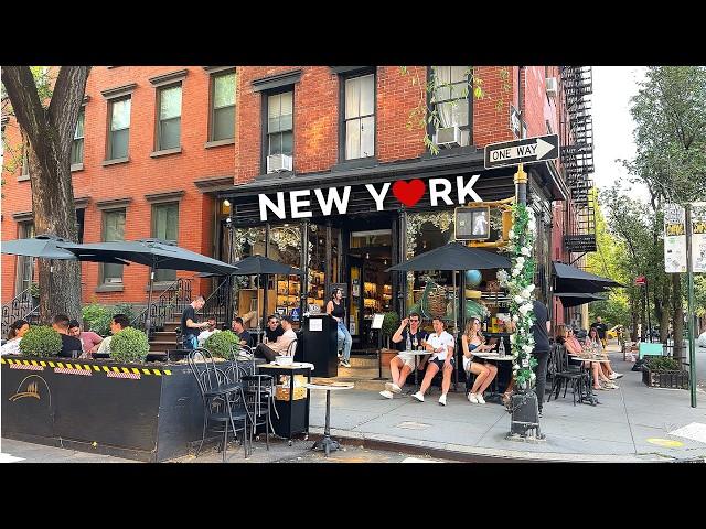 [4K] NYC Walk: Vibrant Scenes in West Village & SoHo | Lunch at Bird Dog (2024)