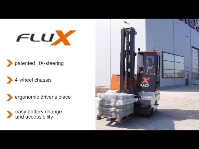 HUBTEX FluX featuring patented steering technology