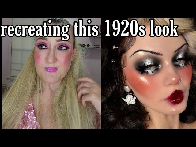 Charmakeupcorner  is live! 1920s makeup look.