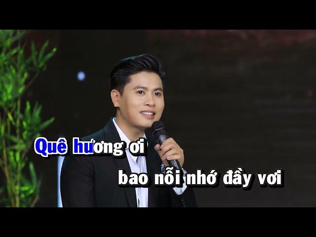 Nhớ Lắm Quê Ơi - Karaoke Tone Nam | Beat Chuẩn