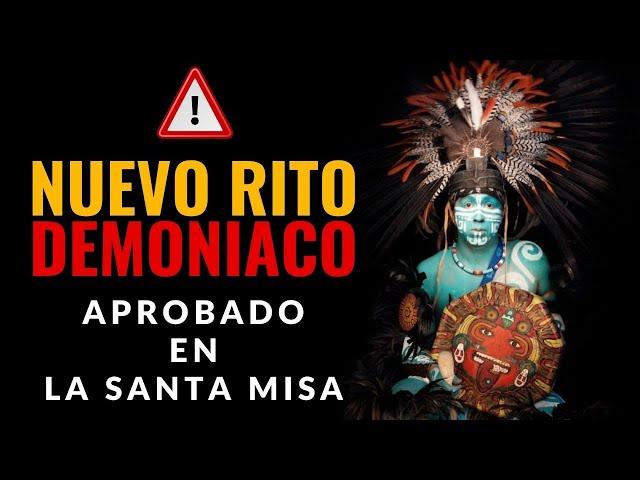 ALARMANTE: NUEVO RITO DEMONÍACO DE LA SANTA MISA EN LA IGLESIA CATÓLICA DE LA AMAZONIA