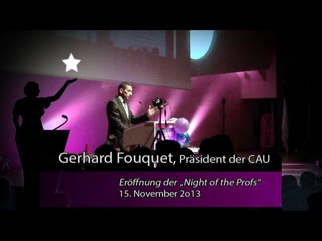 Eröffnung der "Night of the Profs" 2013