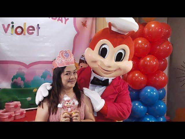 My 55th Birthday Celebration at Jollibee Altaraza | Violeta Gonzales