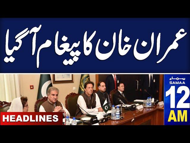 Civil Disobedience | Imran Khan U_Turn | 12 AM News Headlines | 18 Dec 2024 | SAMAA TV