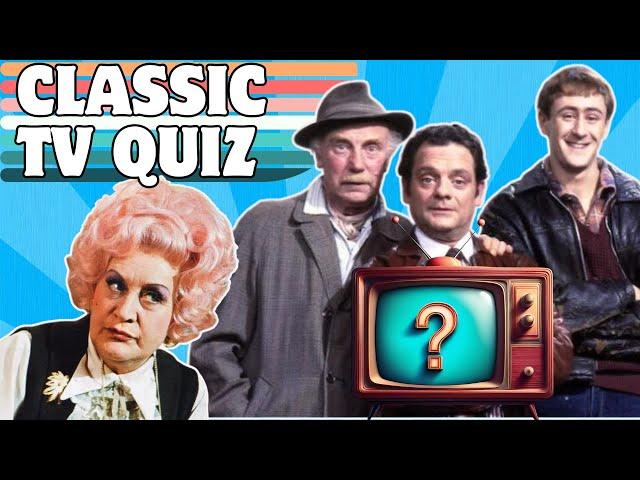 The Big Classic TV Quiz | 50 Questions | 70s 80s 90s