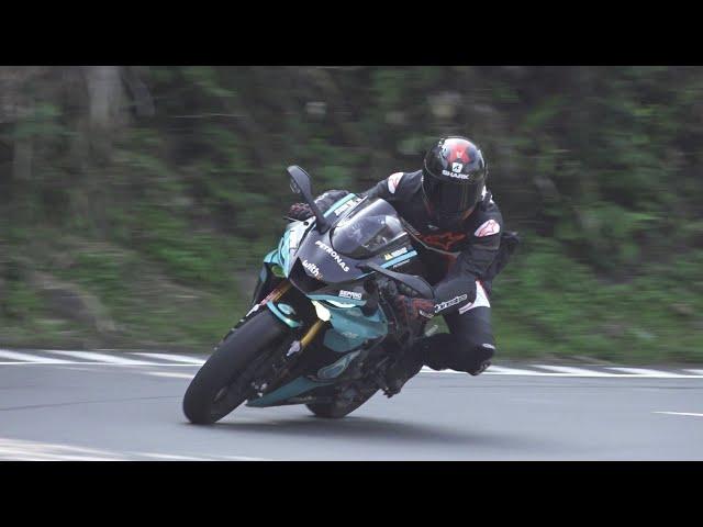 136縣道 動態追焦 50fps 重機 磨膝 Sony FDR AX700 touge motocycle scooter 檔車 卡普