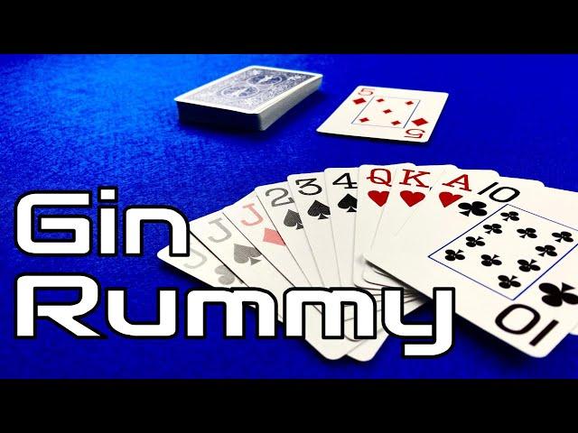 How To Play Gin Rummy - Card Games for 2 Players
