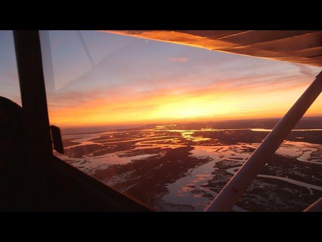 Epic Sunset Flight over Charleston in vintage 1957 Piper Tri-Pacer Airplane