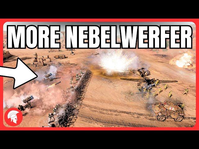 Company of Heroes 3 - MORE NEBELWERFER - Wehrmacht Gameplay - 4vs4 Multiplayer - No Commentary