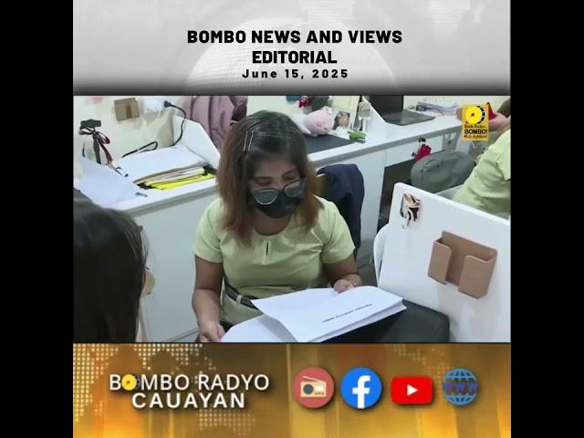 Bombo News and Views Editorial |  June 15, 2025