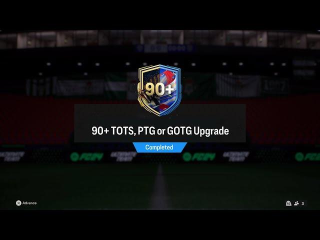 EA SPORTS FC 24 90+ TOTS, PTG OR GOTG UPGRADE + 6x 85x5 PACKS