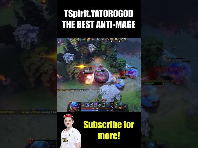 MASTER TIER ANTI-MAGE CRAZY RAMPAGE | TSpirit.YATOROGOD #Shorts #Dota2