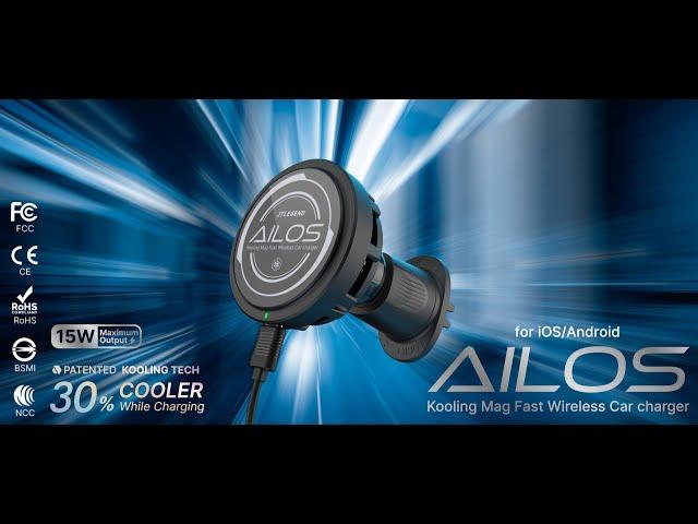 JTLEGEND Ailos Kooling Mag Fast Wireless Car charger Thematic Video