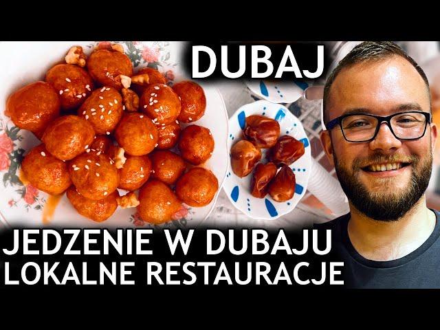 DUBAJ: JEDZENIE W DUBAJU - sprawdzamy lokalne restauracje i ceny jedzenia [2021] | GASTRO VLOG #410