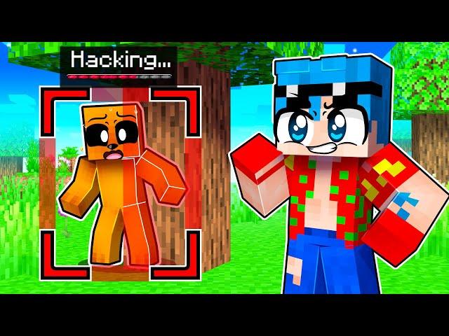 MINECRAFT pero HAGO TRAMPAS con HACKS en el ESCONDITE  Los COMPAS