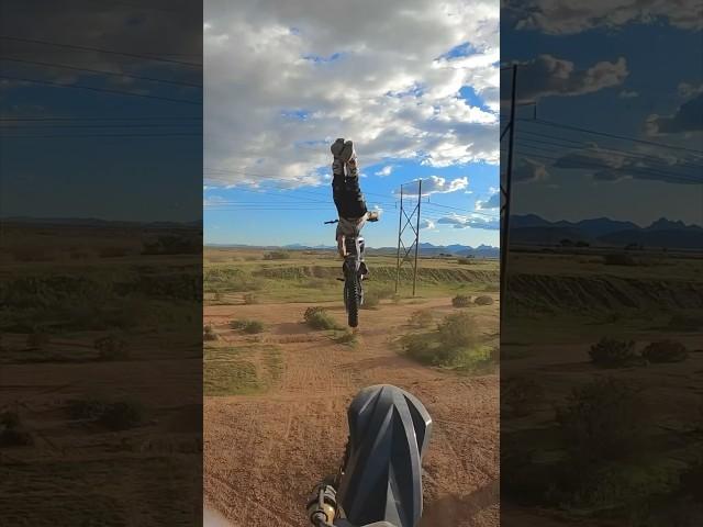 Follow Cam is the best #motocross #freestyle #fmx #youtubeshorts #videos  #slackercrew