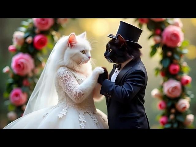 Cute Cat Wedding - Funny Cats Doing Human Things