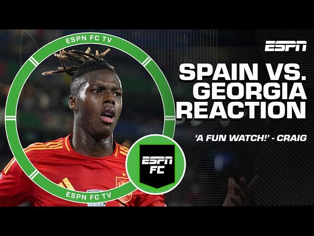 FULL REACTION to Spain vs. Georgia in Round of 16  'GREAT TO SEE!' - Craig Burley | ESPN FC