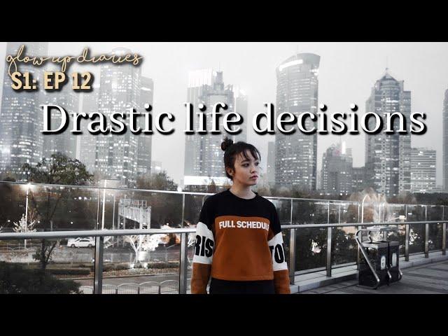 traveling to Shanghai, new hair and deciding to drop out of college | Glow up Diaries Episode 12