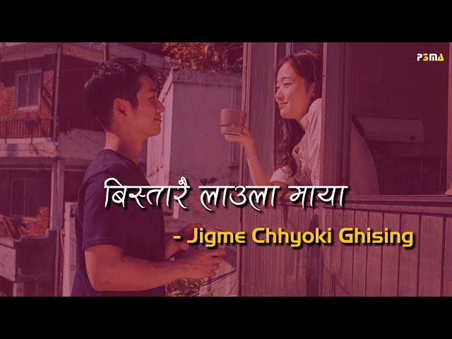 Bistarai Laula Maya (lyrics) - @JigmeChhyokiGhising01