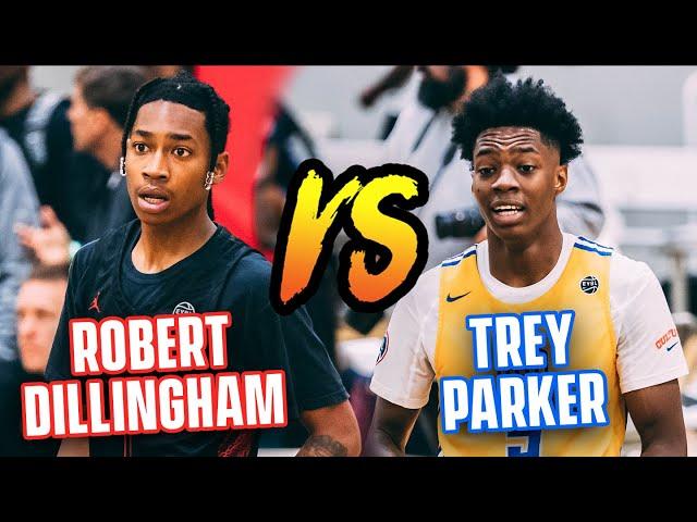 Robert Dillingham and Trey Parker GO AT IT in EYBL Matchup! 