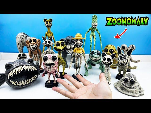 Making All new Monsters Zoonomaly game characters with clay