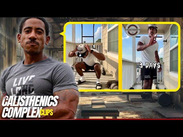 3 Day Push Pull Legs Calisthenics Workout Complex