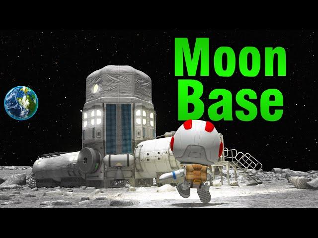 AMAZING Moon Base Mod for KSP!