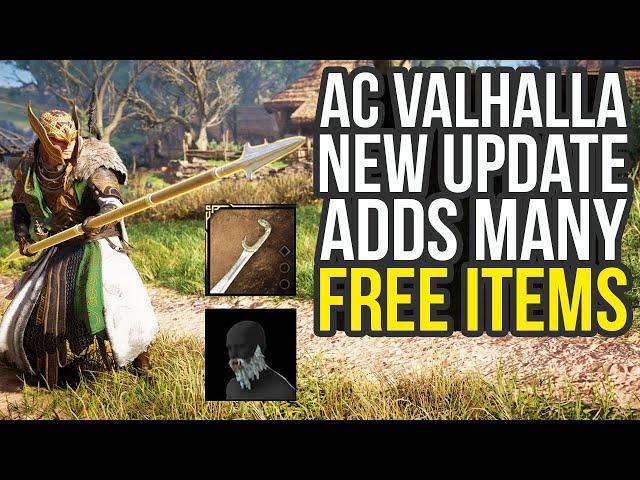 Odyssey Weapons & Way More Free Items Added To Assassin's Creed Valhalla (AC Valhalla Yule Festival)