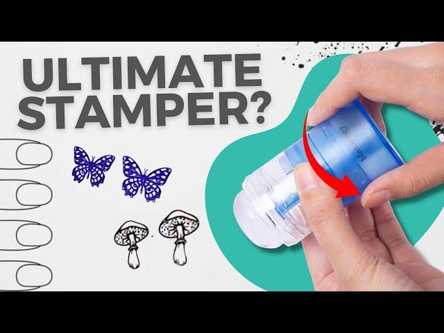 Resize Your Stamped Designs with FLEXI STAMPER | 1-Minute Maniology