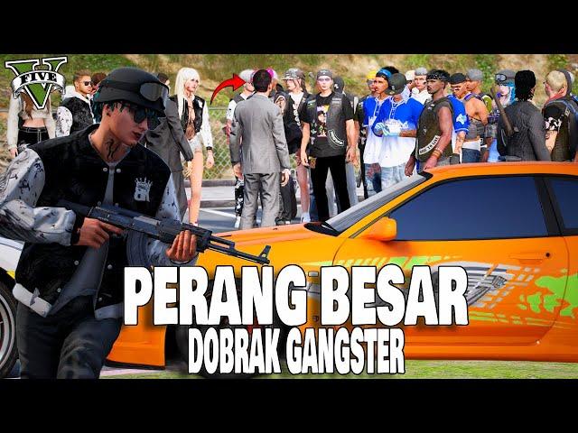 AKSI PERTAMA DOBRAK MELAWAN GANGSTER SURUHAN MAFIA TERKUAT DI KOTA !! GTA 5 ROLEPLAY