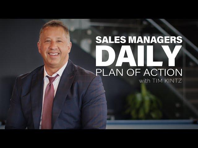 Sales Manager Daily Action Plan