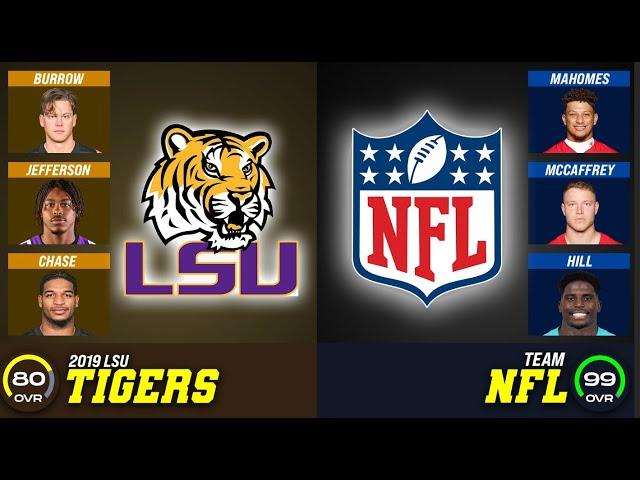 Can The BEST College Team of All Time Beat The NFL?