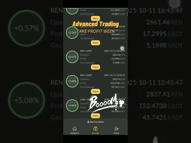 Binance Bot - Advanced Trading Week Results (Ricabot)