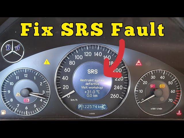 Fix; SRS Restraint System Defective on any Mercedes-Benz