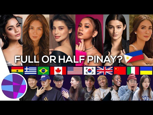 Foreigners Guess Filipina Celebrities: FULL OR HALF FILIPINO? | EL's Planet